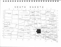 South Dakota State Map, Brule County 1986